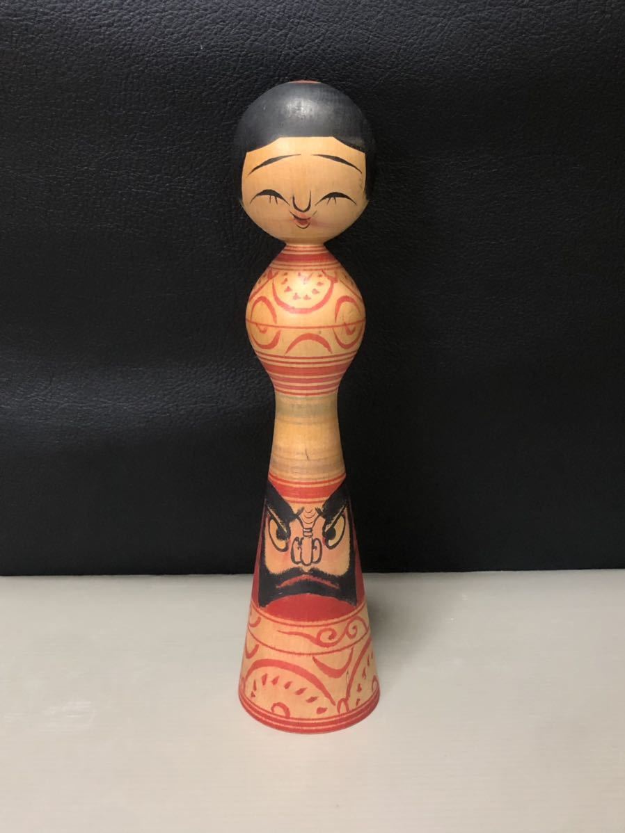 お買い得，HOT 【古民芸】こけし・『盛 秀太郎』作・全長〜25CM