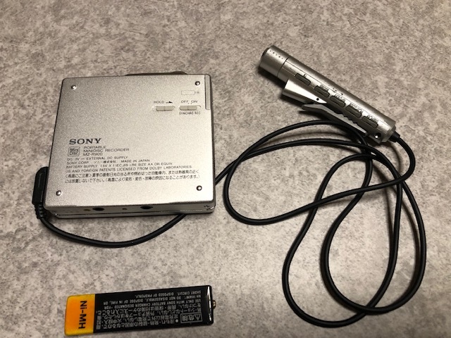 SONY MDレコーダー MZ-R900 シルバー 動作未確認 SONY MDウォークマン