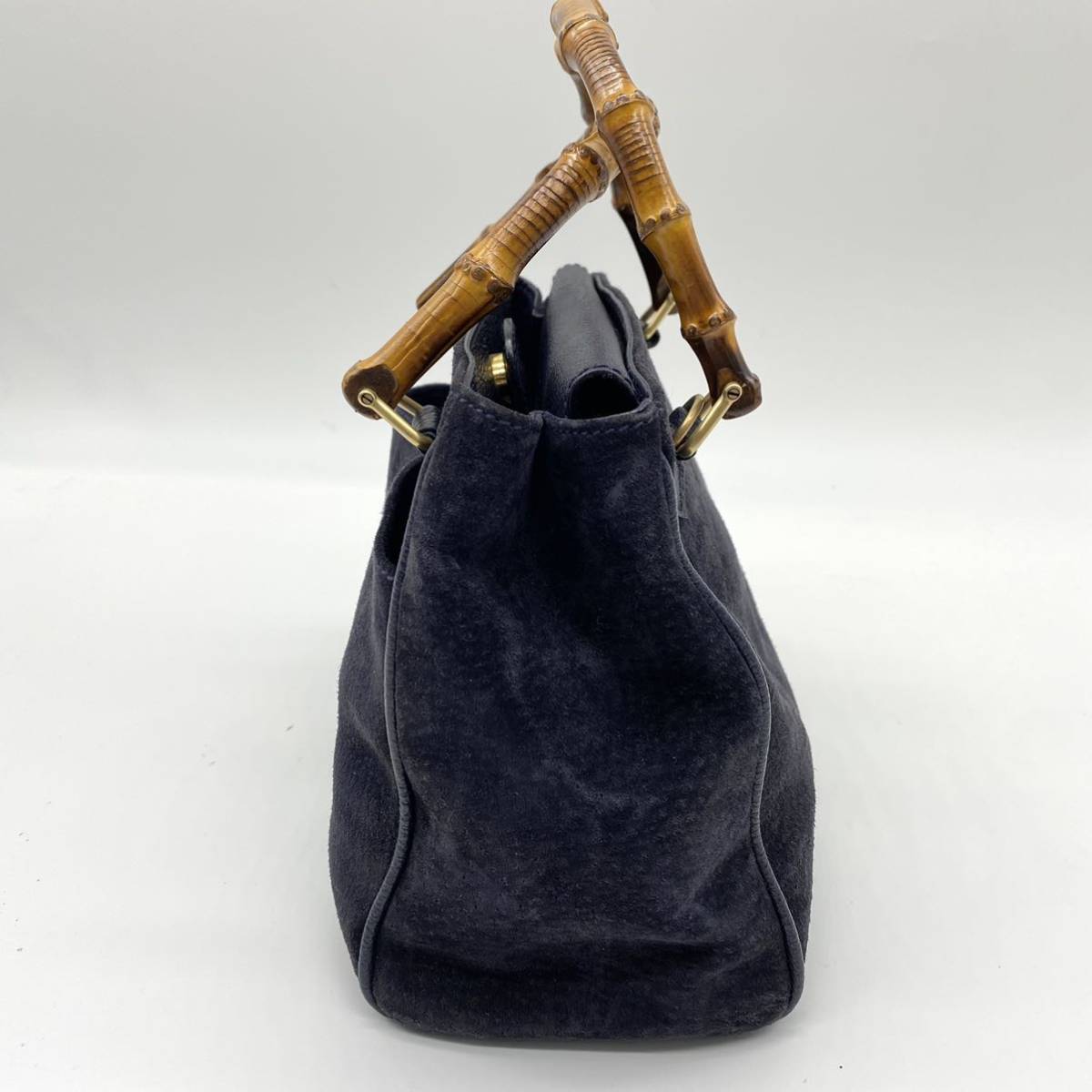 1円《極美品》GUCCI オールドグッチ バンブー ショルダーバッグ ミニ  