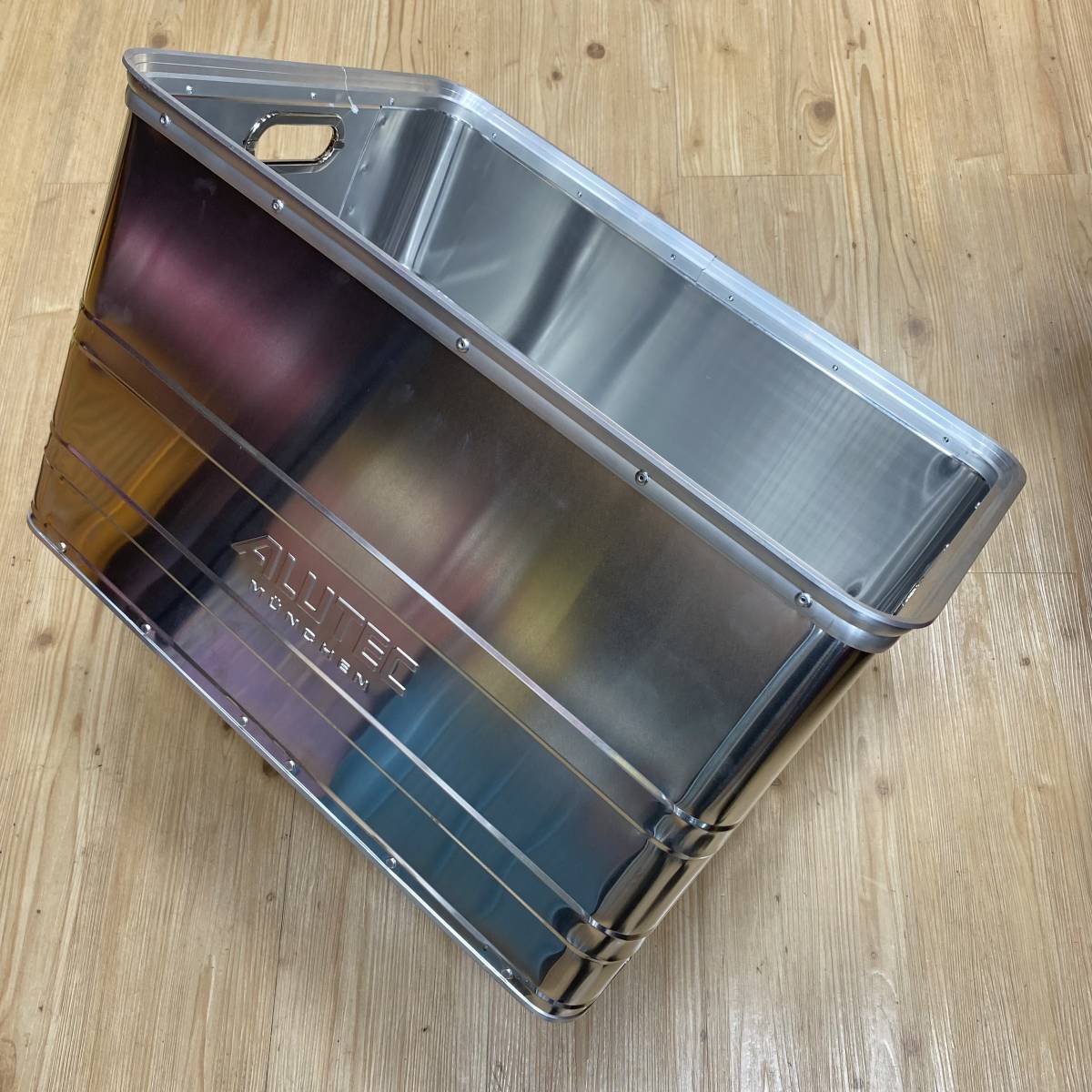 ALUTEC CONTAINER CLASSIC SERIES- ALUMI ALUMINUM 64L Lid アルミコンテナ with アルテック L BOX Metal