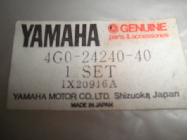 ヤマハ XJ400 4G0 フューエルタンクグラフィック デカールセット 新品