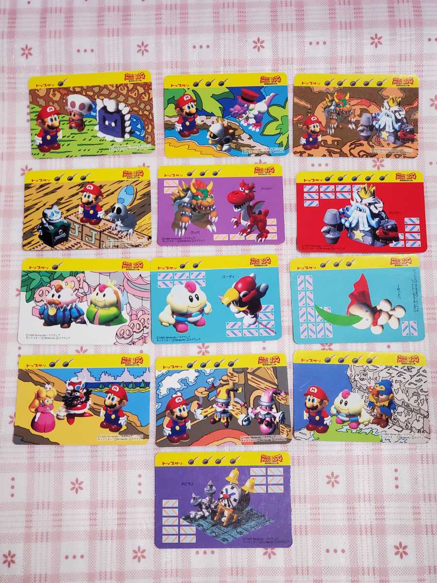 s*h様 スーパーマリオRPG　ホログラムカード 当時物 スーパーマリオRPG トップサン カード (テレビゲーム)｜売買