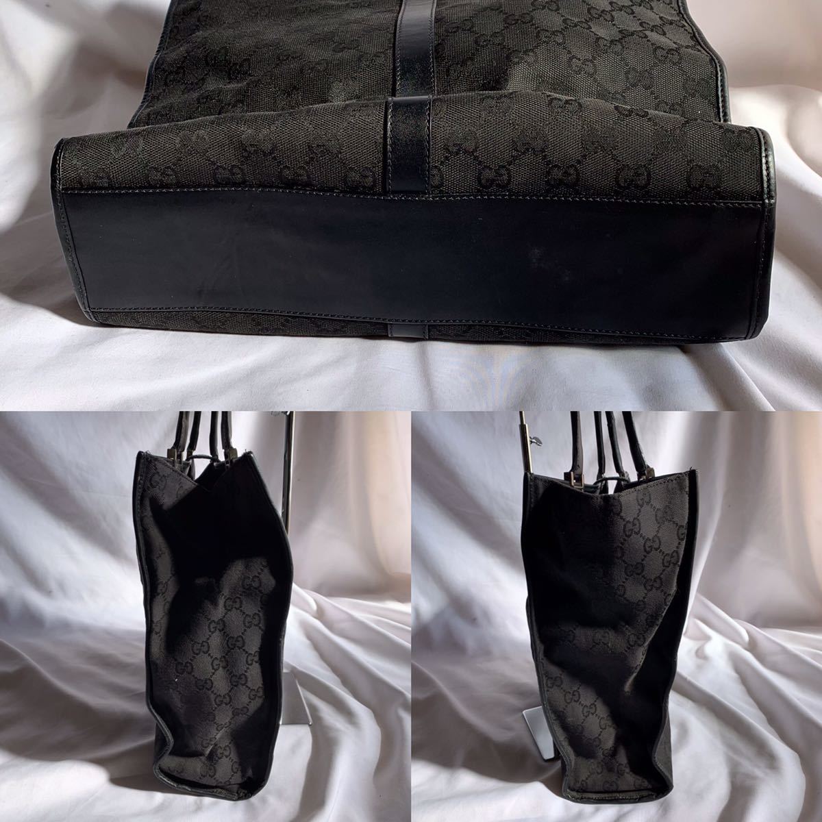 ☆1円スタート☆ 最高級 ジャッキー GG 総柄 金具 肩掛け グッチ GUCCI 
