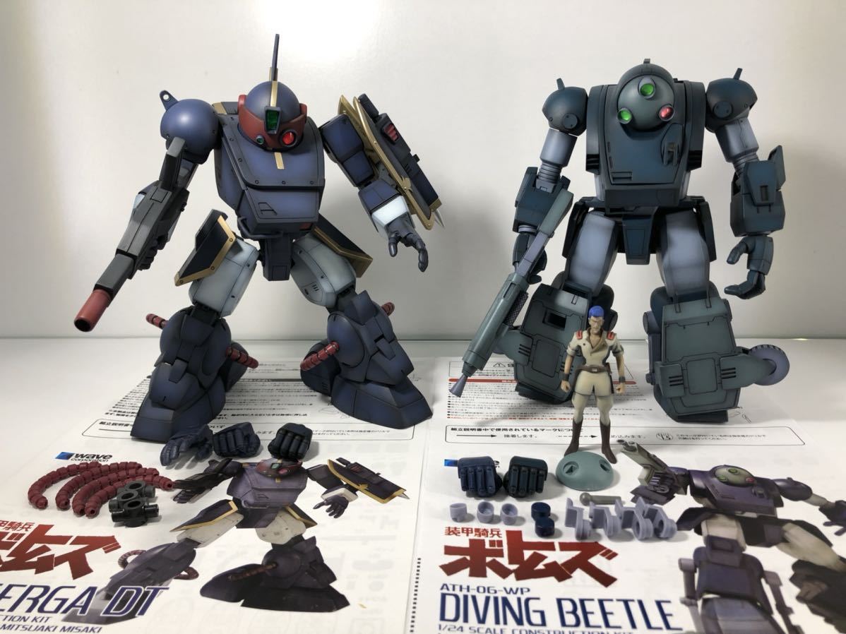 ジャンク品 ウェーブ 1/24 装甲騎兵ボトムズ ダイビングビートル
