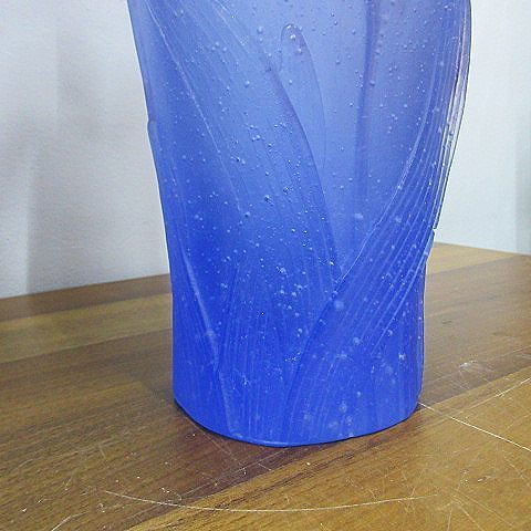 Daum France ドーム フランス 花瓶 VASE GM ORCHIDEE 蘭 AMETHYST VASE