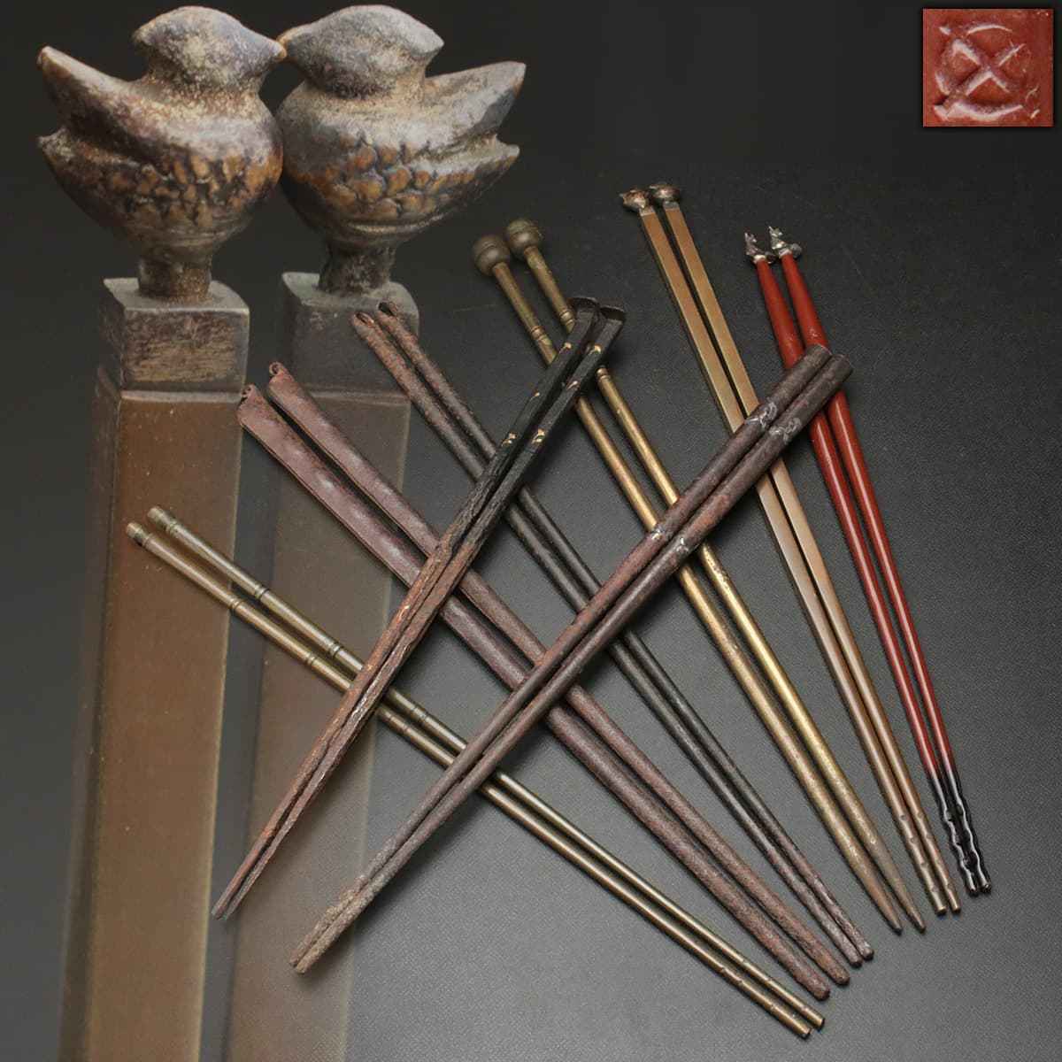 鎚起 上彬 鎚起銅製 : 上杉堂 鋲打茶筒 純銅赤銅仕上げ 鎚目茶筒 日本