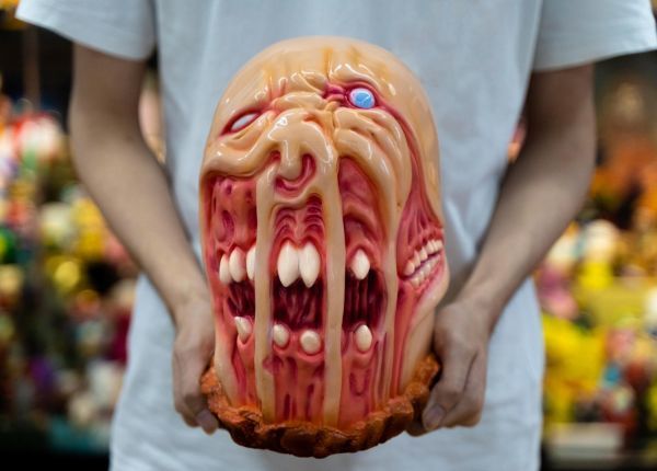 unbox スプラッターハウス ヘルカオス ソフビ ファミコン ナムコ