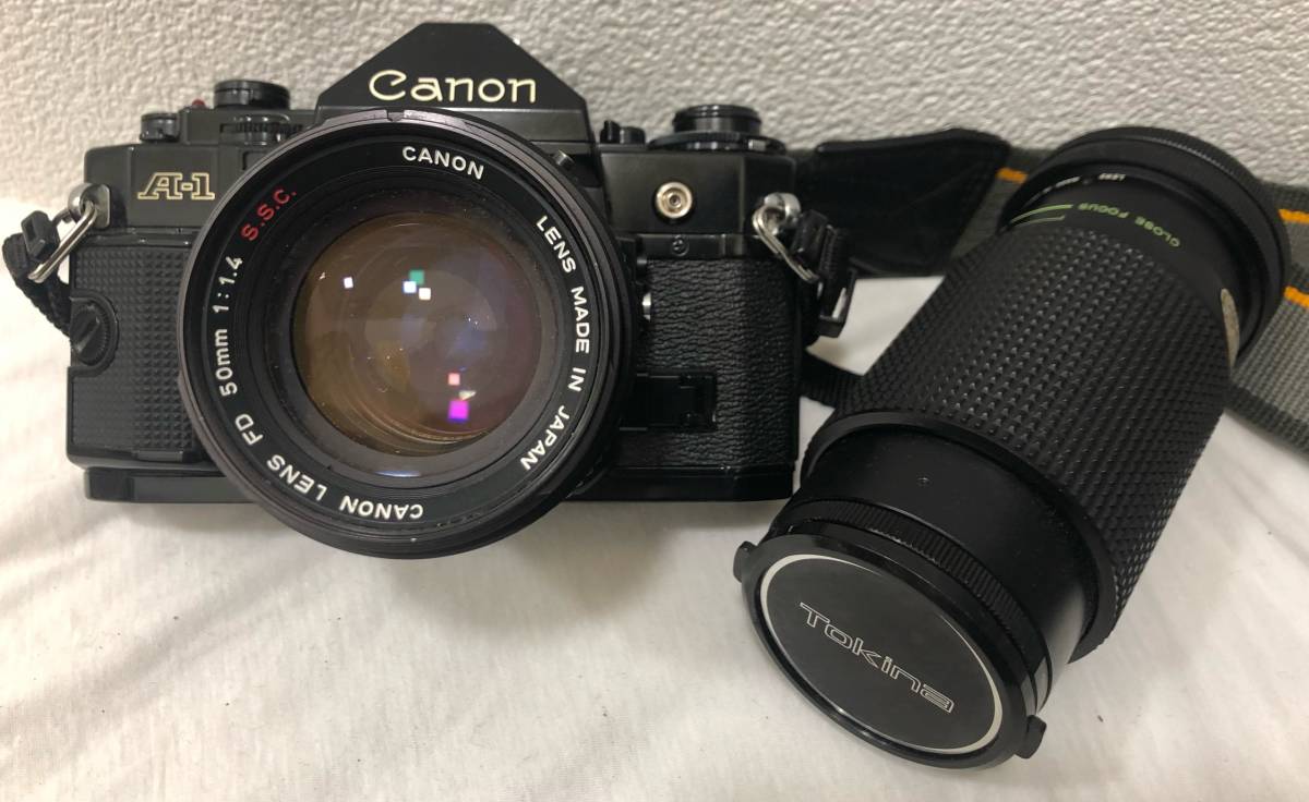 2824】Canon A-1 フィルムカメラ キャノン レンズ セット Canon A-1