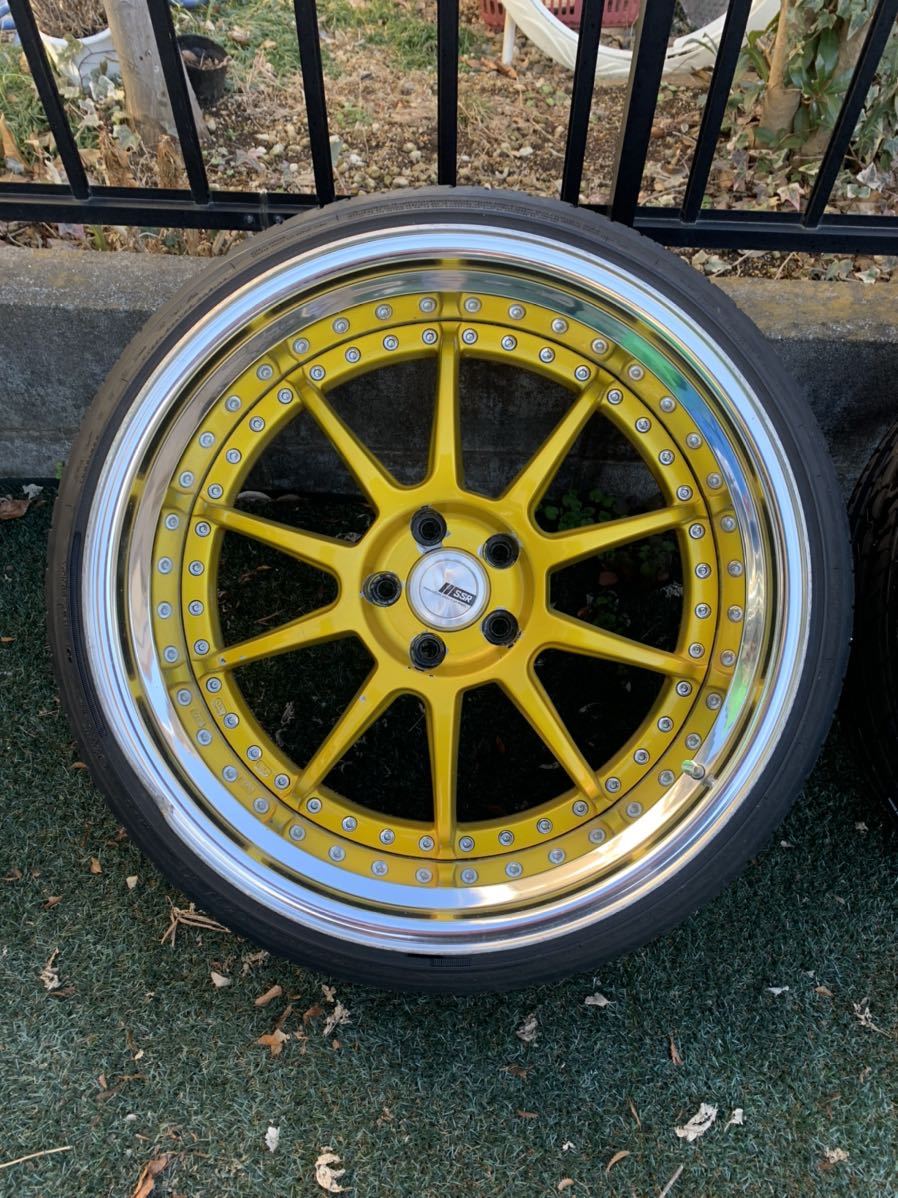 SSR SP3 20インチ 9.5J+12 10.5J+5 PCD114.3 4本 フーガ シーマ 