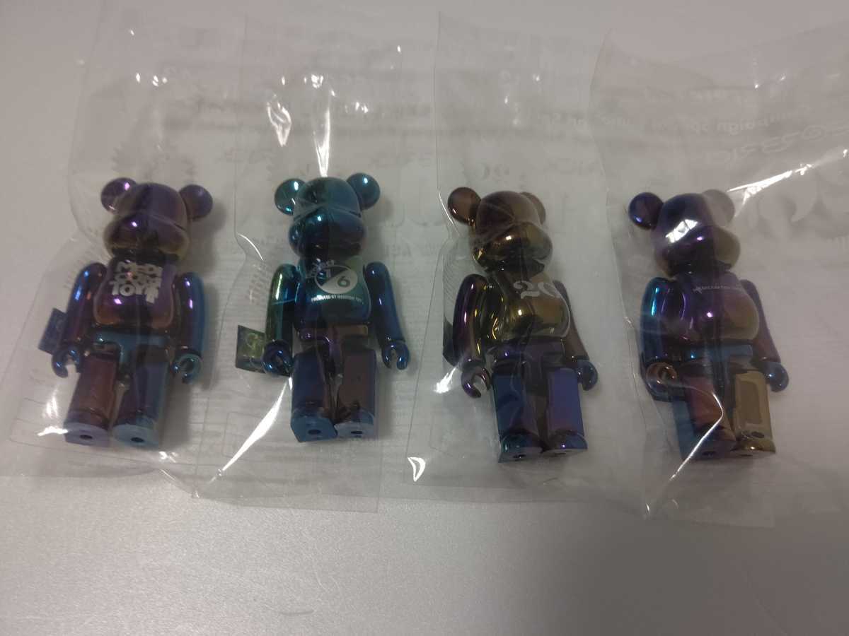 全4種ノベルティコンプ】BE@RBRICK シリーズ 43 MEDICOM Toy Plusベア