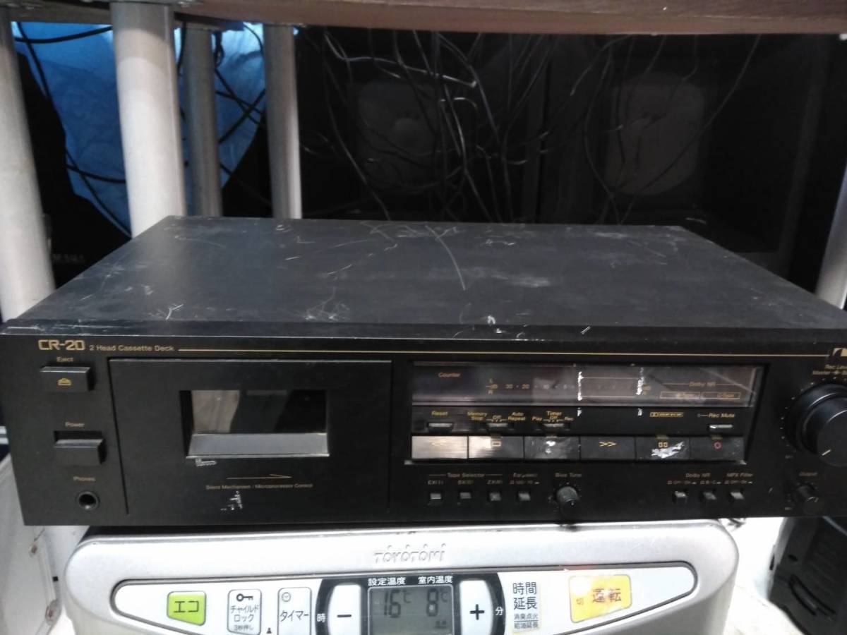 ナカミチ CR-20 ジャンク ナカミチ Nakamichi カセットデッキ 動作 B33