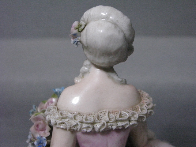 レースドール フィギュリン Luigi Fabris ルイージ・ファブリス 陶器