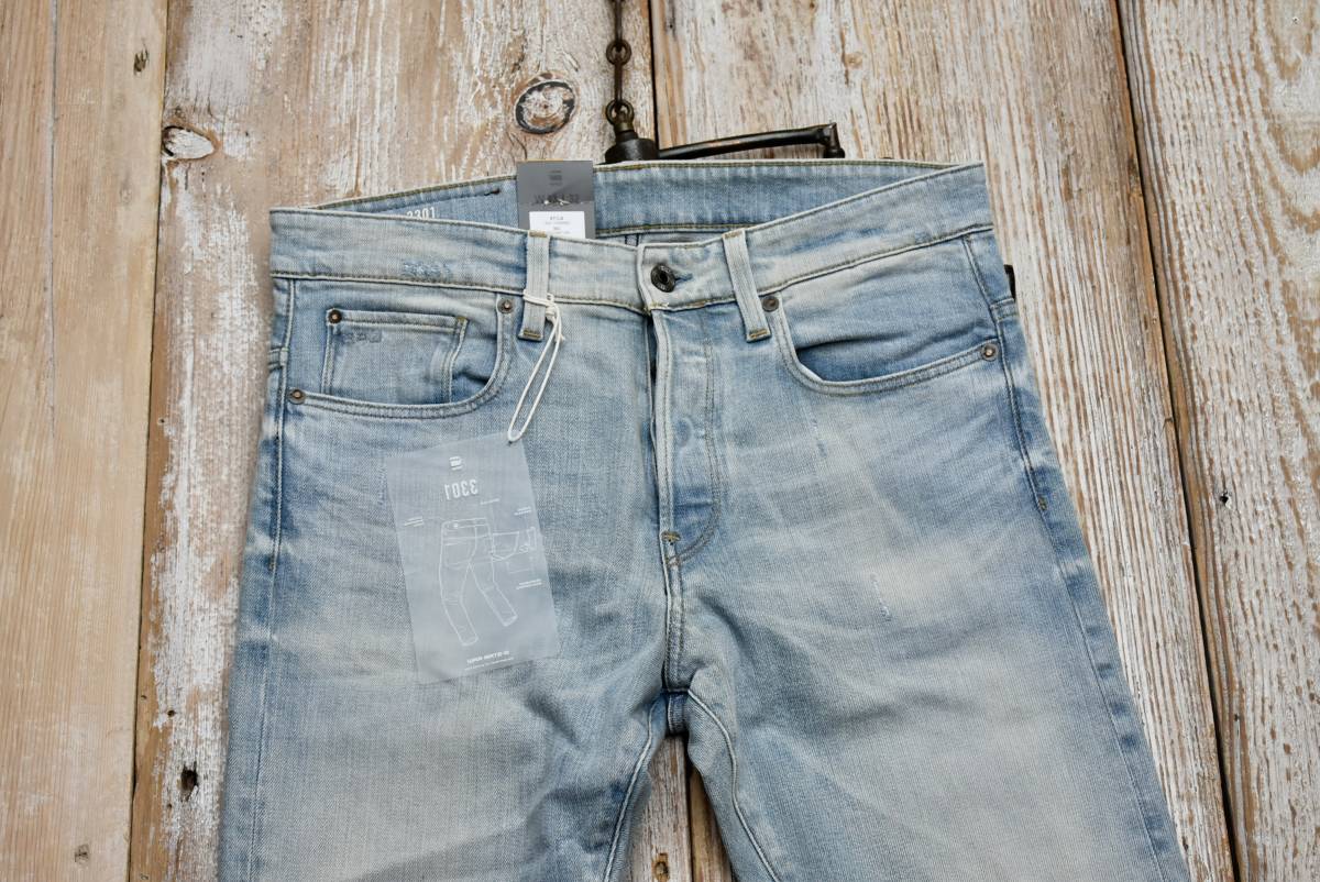希少／レア 未使用 G-STAR RAW ジースターロウ デニム パンツ 立体 