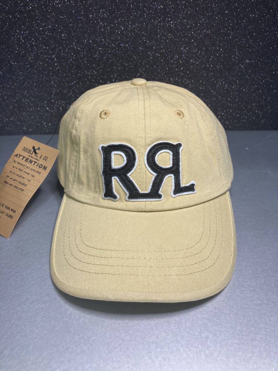 ☆1円スタート☆ DOUBLE RL 新品 RRL 定番ロゴ ワッペン キャップ 帽子 