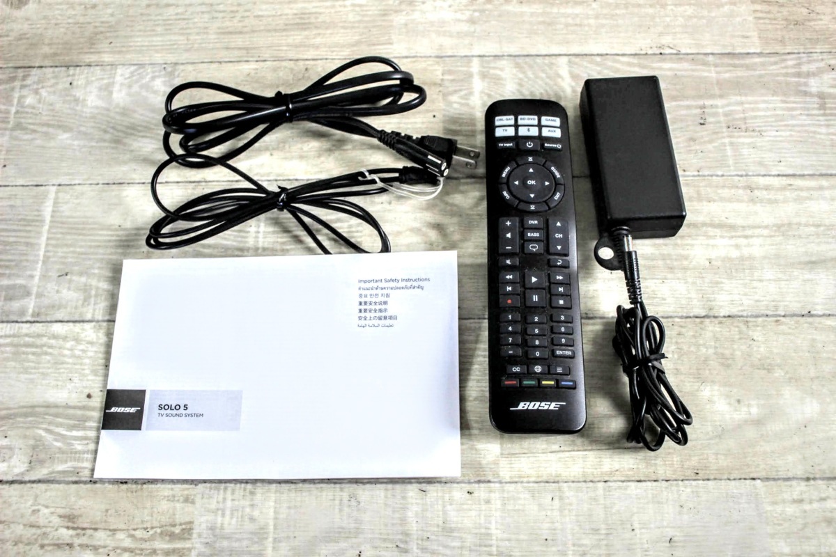 No.571 BOSE ボーズ Solo 5 TV sound system サウンドバー スピーカー