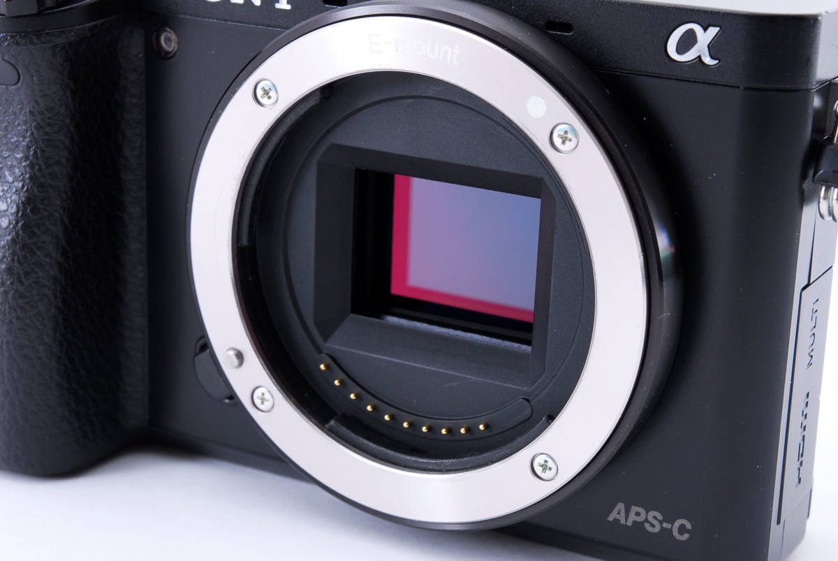 【得価，HOT】 ショット数6094回！元箱 付属品多数★極上品★ SONY ソニー α6000 ILCE-6000 ボディ ミラーレス一眼 ボディ (1031)