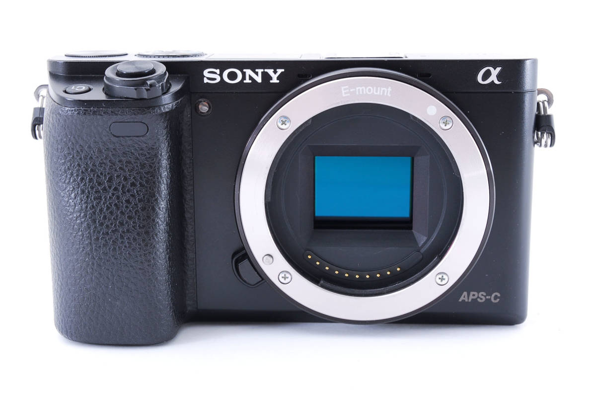 【得価，HOT】 ショット数6094回！元箱 付属品多数★極上品★ SONY ソニー α6000 ILCE-6000 ボディ ミラーレス一眼 ボディ (1031)