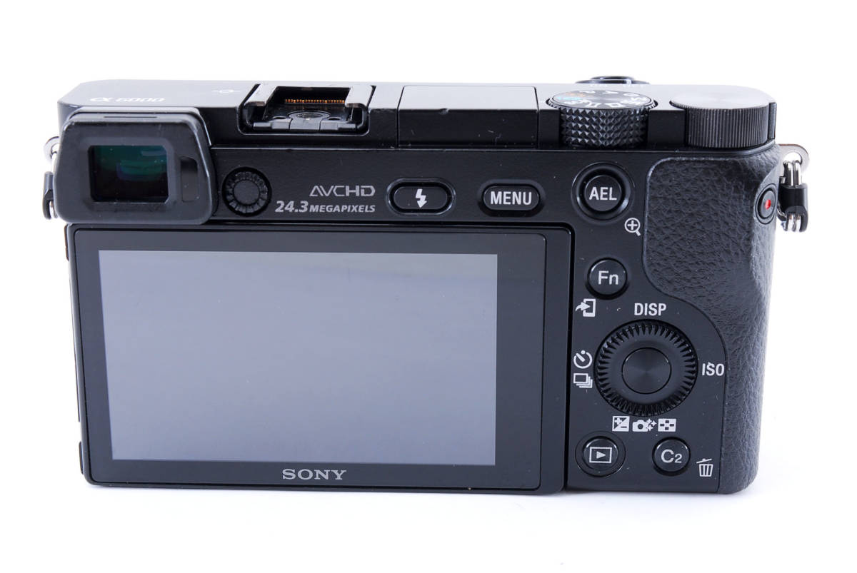 【得価，HOT】 ショット数6094回！元箱 付属品多数★極上品★ SONY ソニー α6000 ILCE-6000 ボディ ミラーレス一眼 ボディ (1031)