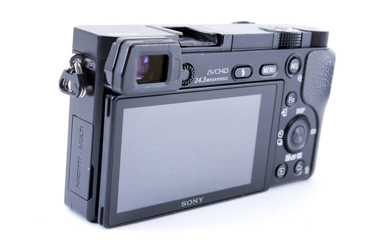 【得価，HOT】 ショット数6094回！元箱 付属品多数★極上品★ SONY ソニー α6000 ILCE-6000 ボディ ミラーレス一眼 ボディ (1031)