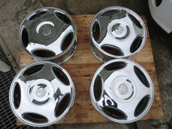 トヨタ 20 セルシオ 純正 メッキホイール アルミ 16インチ(純正品 