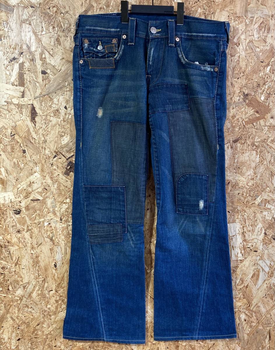 TRUE RELIGION JOEY PATCH ROW31 SEAT33 トゥルー レリジョン ダメージ