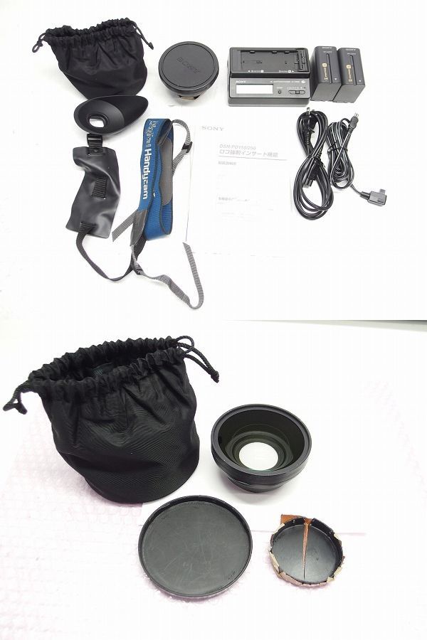 SONY DVCAMカムコーダー DSR-PD150 【DRUM 1x10H】 動作良好 付属品