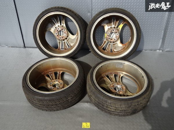 △売り切り ○DAD D.A.D ギャルソン ドラッグC 18インチ 7.5J +45 PCD