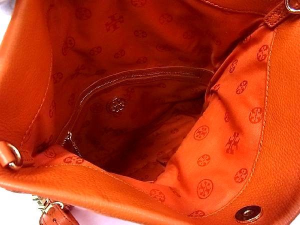 1円 ■美品■ TORY BURCH トリーバーチ レザー ゴールド金具 ショルダーバッグ 斜め掛けかばん 肩掛け レディース オレンジ系 X2450Vh TORY トリーバーチ BURCH 二つ折り財布 0 ベージュ