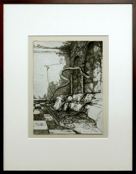 新入荷＊ 人気幻想画家 ホセ・エルナンデス(Jose Hernandez)銅版画 