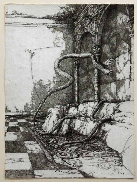 新入荷＊ 人気幻想画家 ホセ・エルナンデス(Jose Hernandez)銅版画 