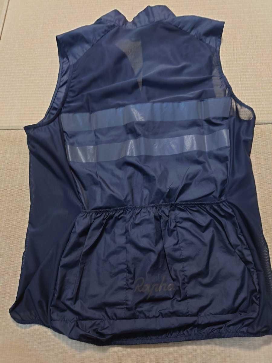 Rapha メンズ ブルベ ジレ ウィズ ポケットSサイズダークネイビー 美品 