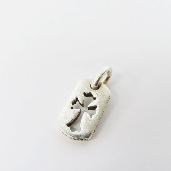 CHROME HEARTS/クロムハーツ タイニーカットアウトクロス ドッグタグ