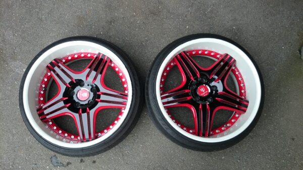 トラフィックスターMZ 深リム 希少絶版ホイール4本セット(ラジアル 