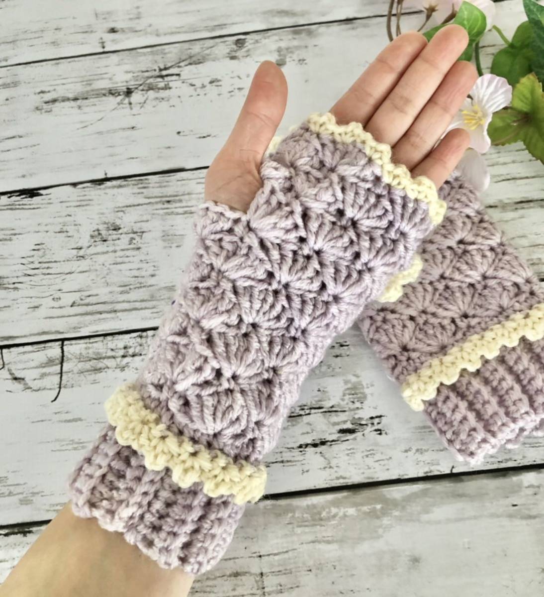 オシャレなお花のプチマフラー ハンドウォーマーセット 春物 かぎ針編み 手編み ハンドメイド その他 売買されたオークション情報 Yahooの商品情報をアーカイブ公開 オークファン Aucfan Com