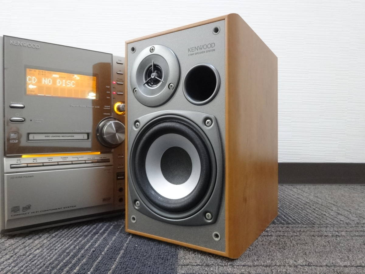 必見】 KENWOOD ケンウッド RXD-SV3MD LS-SV3-S CD MD コンポ