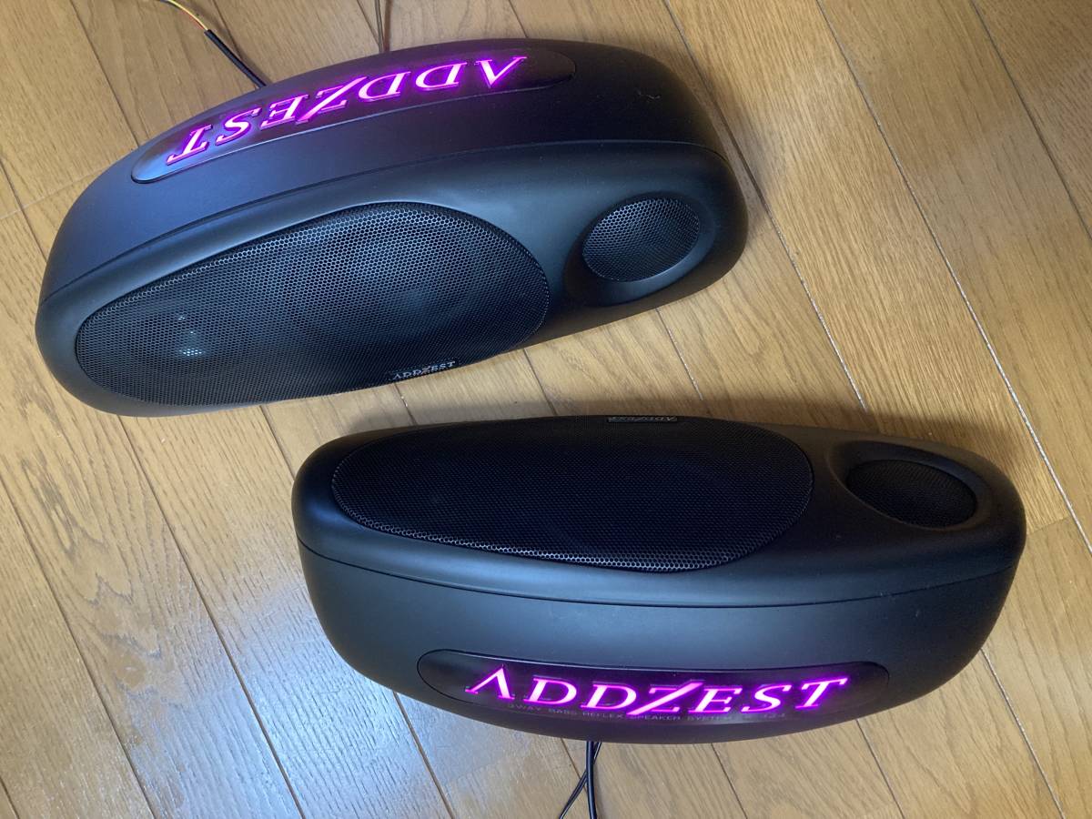 ま ADDZEST 据置/BOX_3WAYスピーカー R-424改 LEDデイライト/流れる