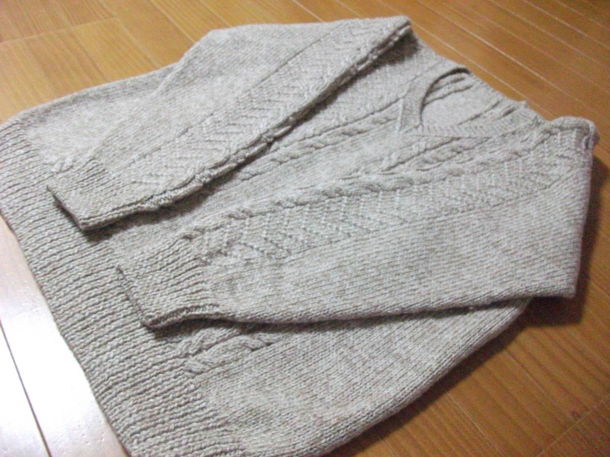  手編みセーター/ハンドメイド/メンズ M〜Lサイズ(Lサイズ)｜売買されたオークション情報、yahooの商品情報をアーカイブ公開 - オークファン Lサイズ