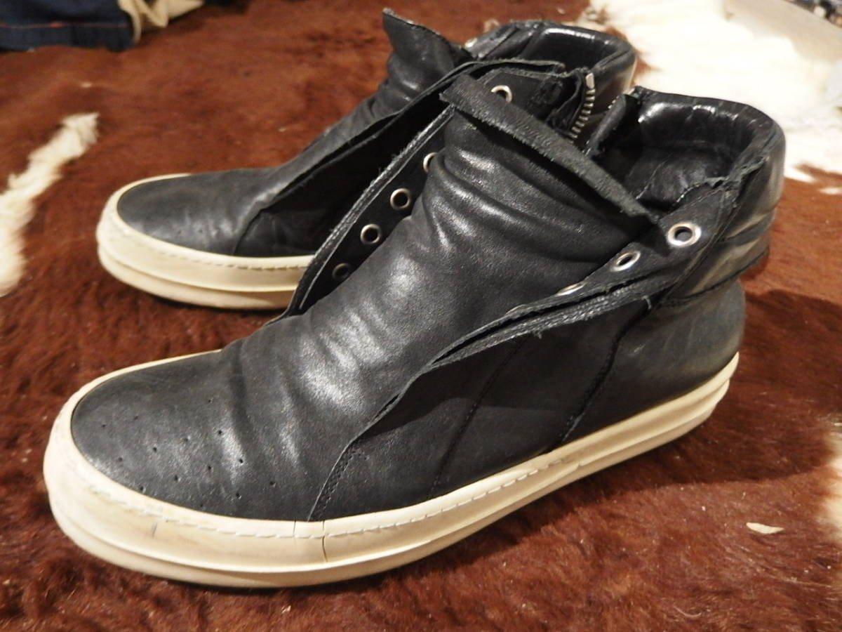 Rick Owens リックオウエンス レザー スニーカー 希少レア品 本革 JP28 
