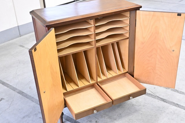 ヴィンテージレコードケースミッドセンチュリー