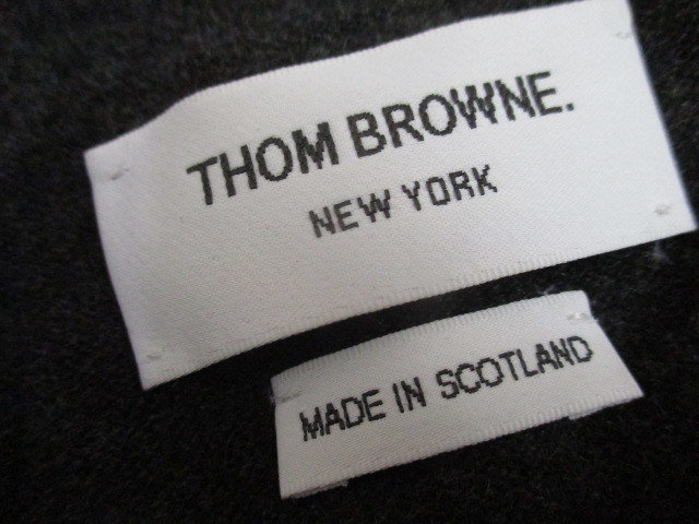 クラシック カシミヤ 4BAR ニット BROWNE シェルトップ トムブラウン 　4bar カシミヤ100％　クラシック　カーディガン 2 国内正規品