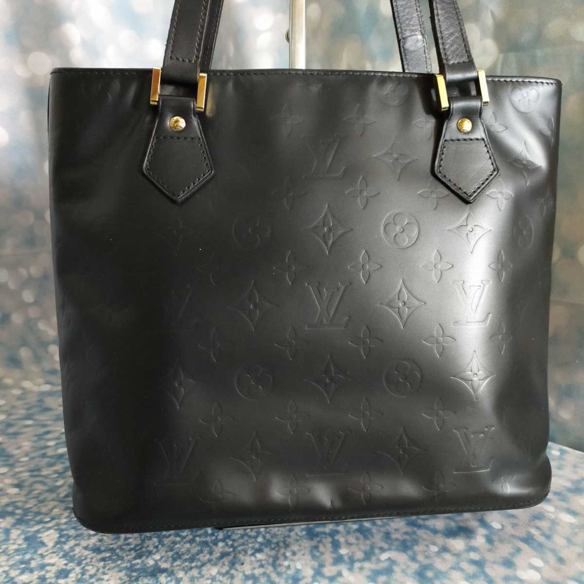 3079】LOUIS VUITTON ヒューストン ルイヴィトン モノグラム ヴェルニ