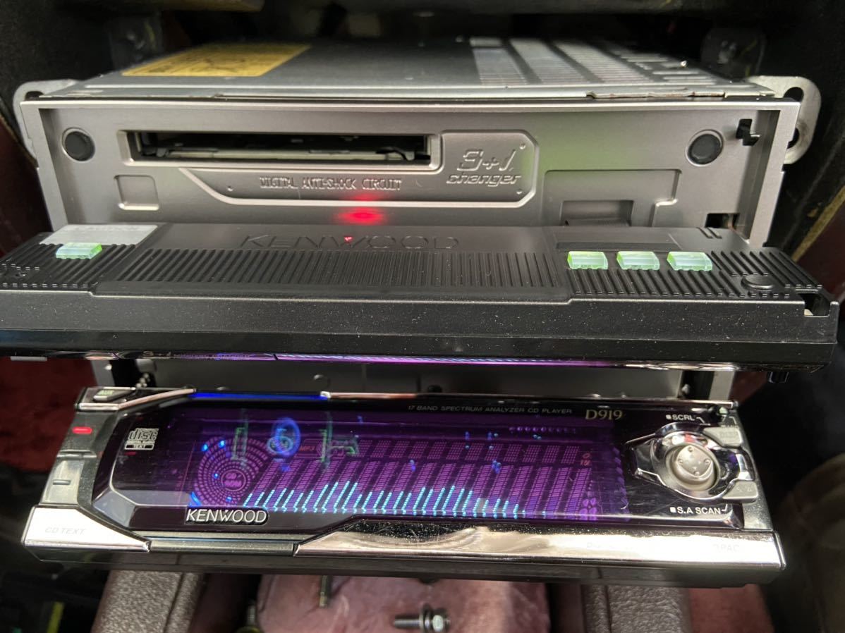KENWOOD ケンウッド MJ919 D919 CDデッキ MDデッキ 旧車 (ケンウッド