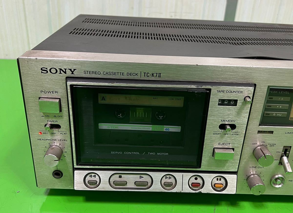 SONY ソニー ステレオカセットデッキ TAPECORDER TC-K7Ⅱ 【動作未確認】音楽を流せるか確認していません SONY ソニー カセットデッキ TC-K88 ジャンク品SONY TC-K61