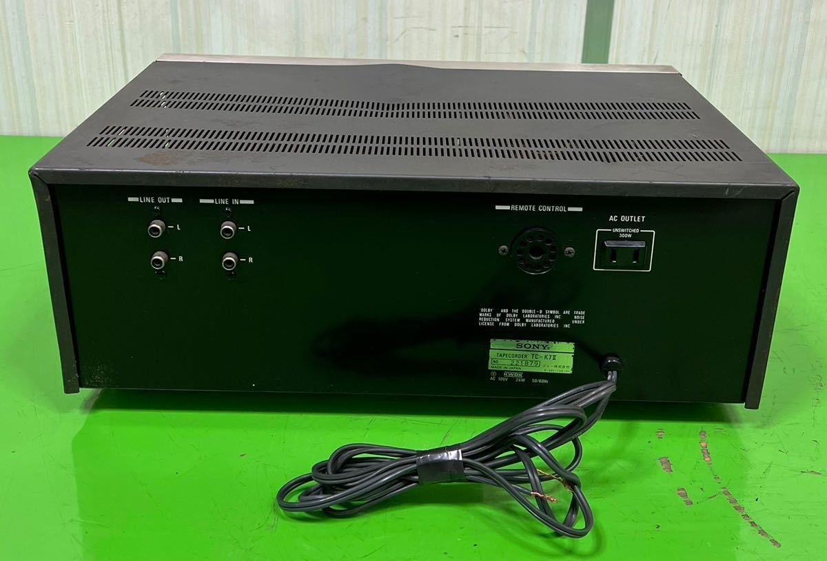 SONY ソニー TC-K88 カセットデッキ ステレオカセットデッキ ジャンク ジャンク品SONY ソニー TC-K88 ステレオカセットデッキ テープ