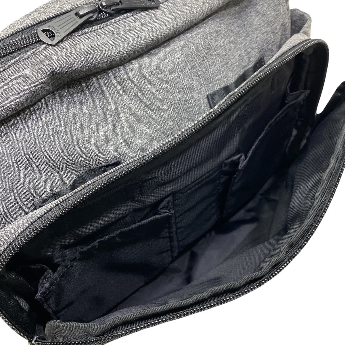 美品 ポーター ショルダーバッグ BIOLINER グレー 22B25-br(ショルダー 