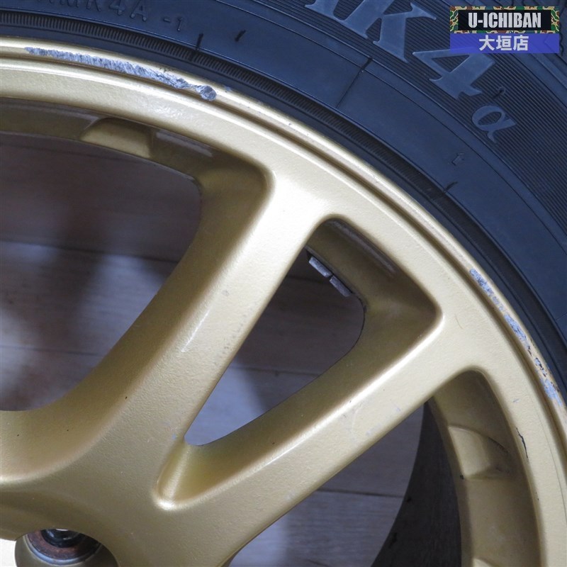 スバル 純正 ゴールド 205/55R17 スタッドレスタイヤ 4本セット 215  