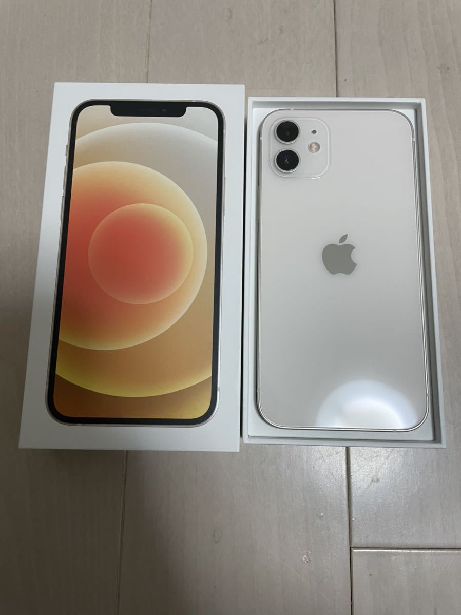 iPhone12 白　64G ドコモ　SIMロック解除済み_2