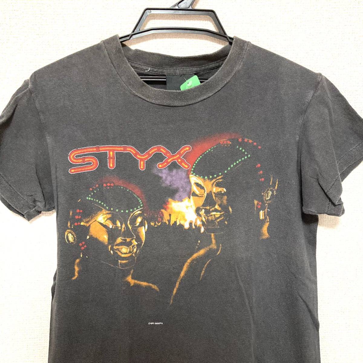 80sビンテージ バンドTシャツ STYX スティクス PINK FLOYD RUSH YES