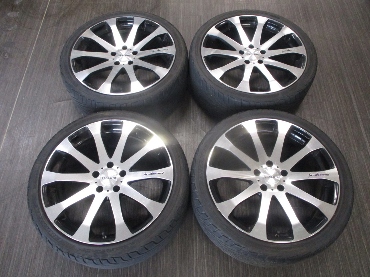 中古☆COSMIC VENERDi 19インチ タイヤホイール 4本セット☆19/8J/+35
