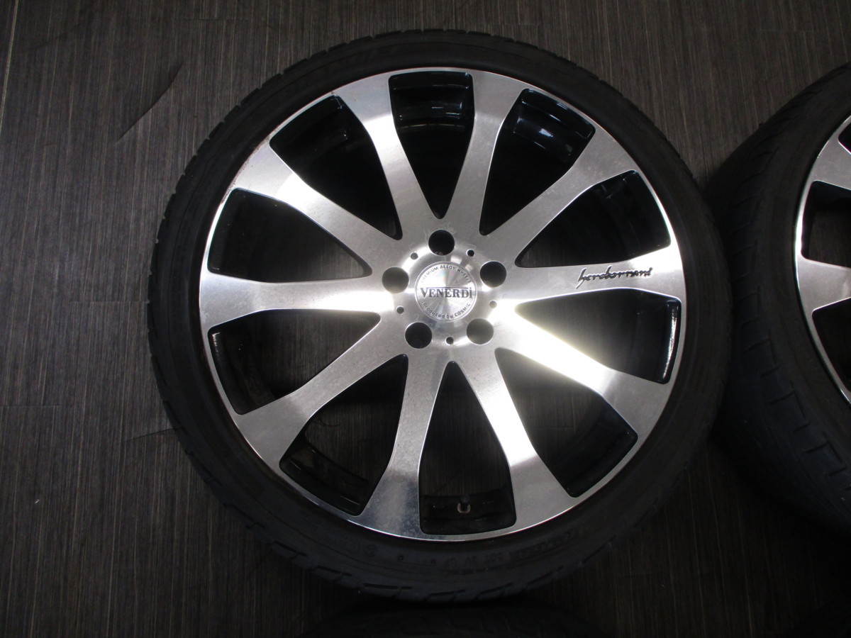 中古☆COSMIC VENERDi 19インチ タイヤホイール 4本セット☆19/8J/+35 